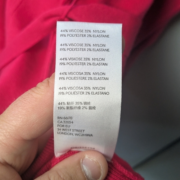 Anthropologie DAILY PRACTICE Sweater Dress Pink Color With Pockets Size XS - Picture 9 of 15